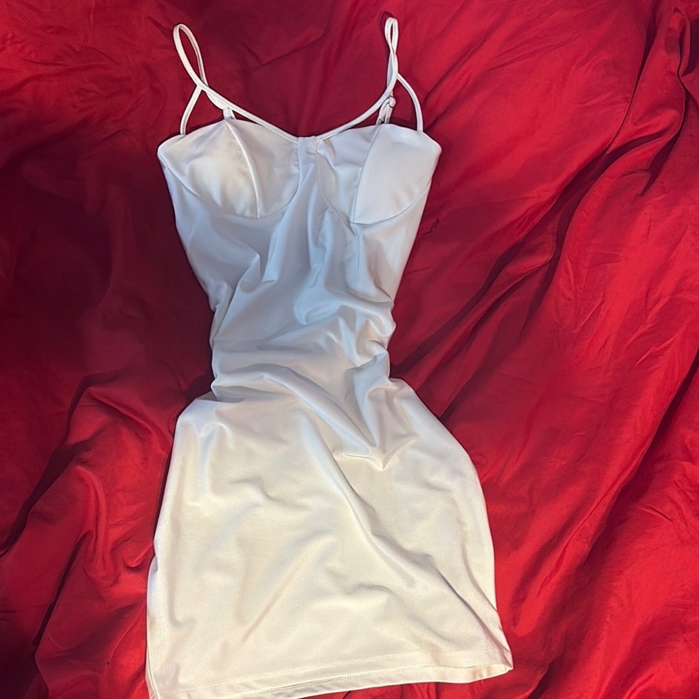 Mini White Bodycon Dress